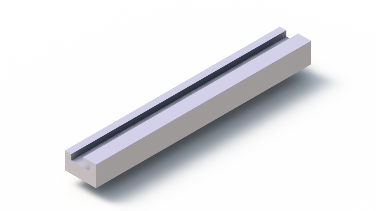 Silicone Profile P2379G - type format U - irregular shape