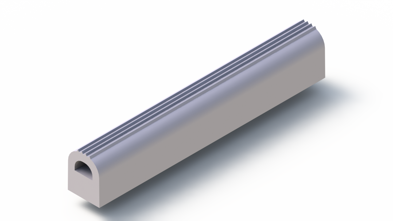 Silicone Profile P2450J - type format D - irregular shape