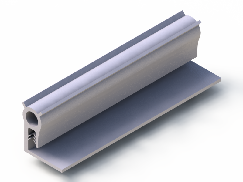 Silicone Profile P2450P - type format U - irregular shape