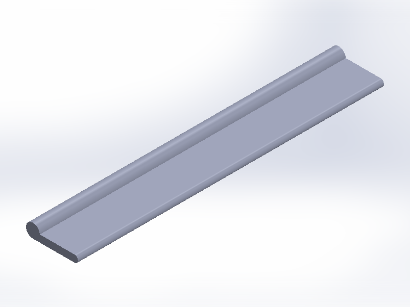 Silicone Profile P268BV - type format solid b/p shape - irregular shape