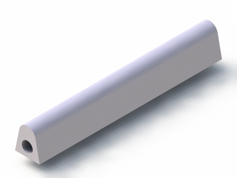 Silicone Profile P268ER - type format D - irregular shape