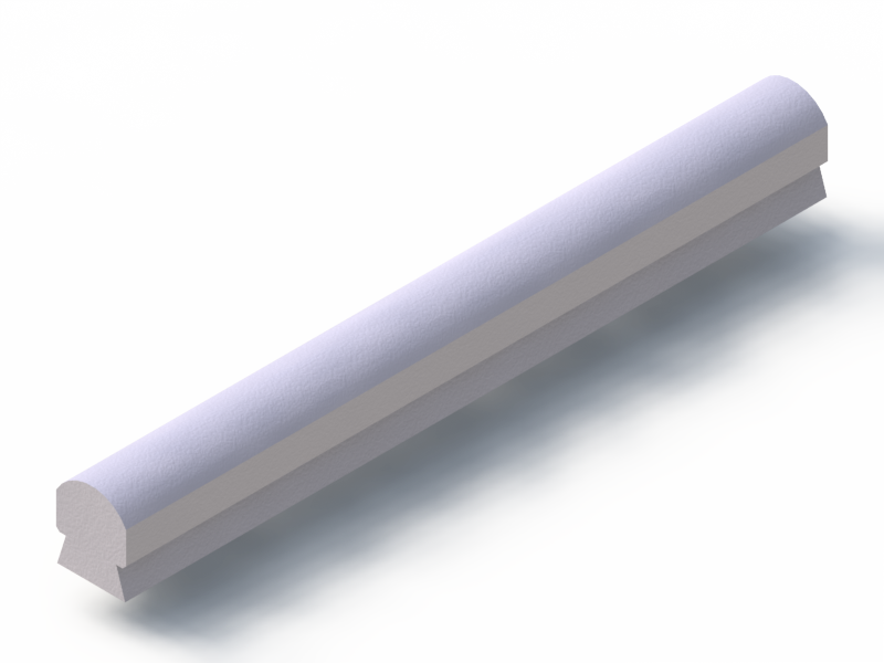 Silicone Profile P2851H - type format D - irregular shape