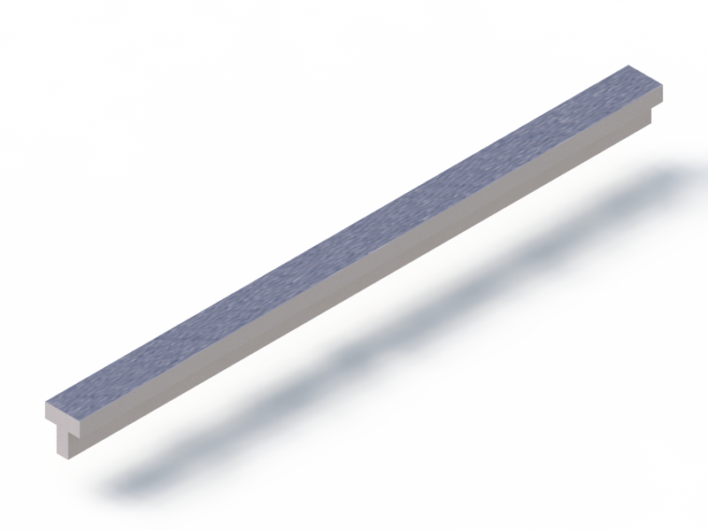 Silicone Profile P2851JX - type format T - irregular shape