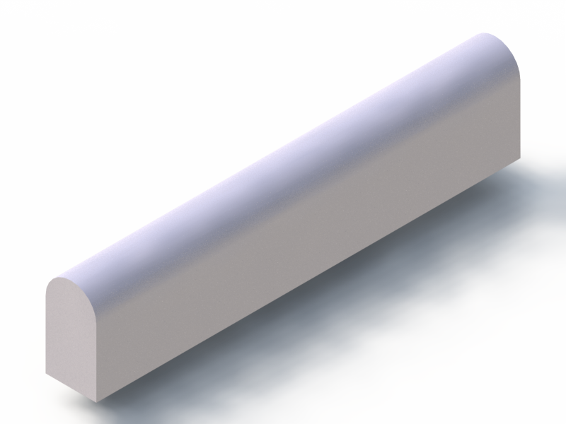 Silicone Profile P2851KD - type format D - irregular shape