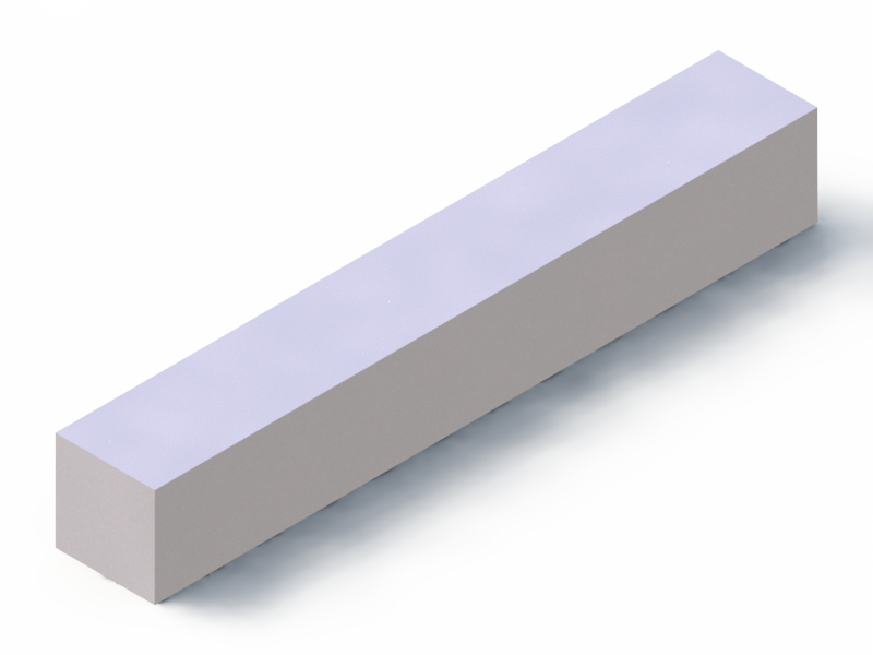 Silicone Profile P300150150 - type format Square - regular shape