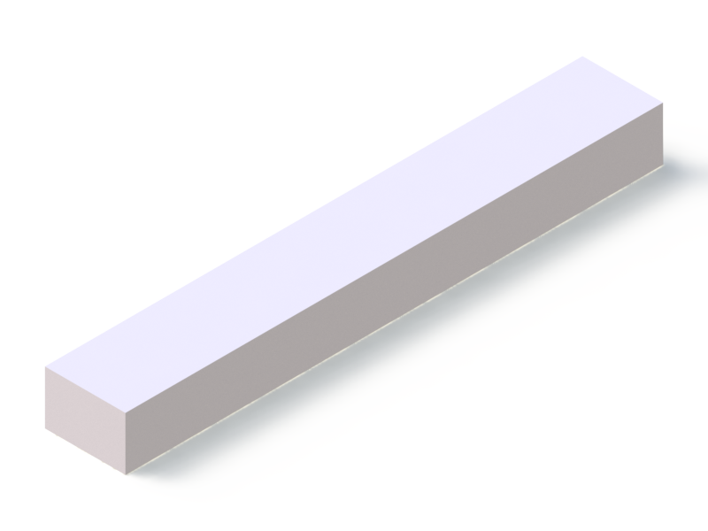 Silicone Profile P301510 - type format Rectangle - regular shape