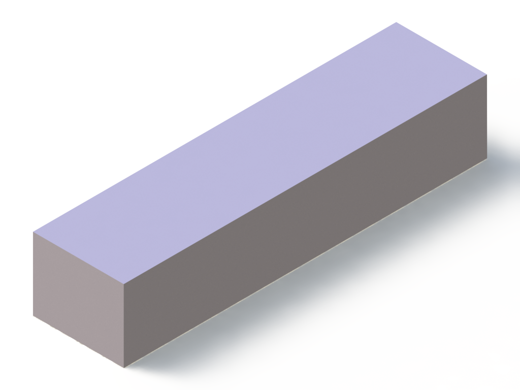 Silicone Profile P302520 - type format Rectangle - regular shape