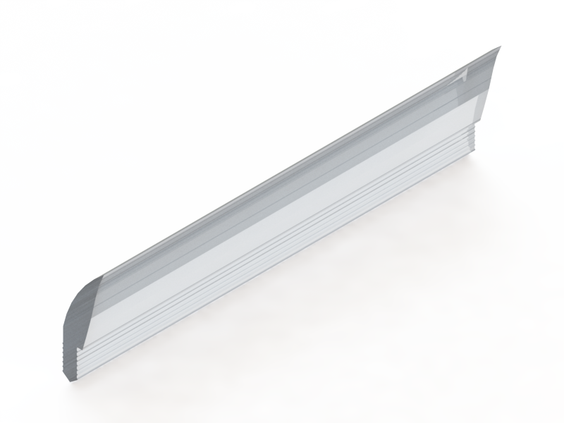 Silicone Profile P3068 - type format Lipped - irregular shape