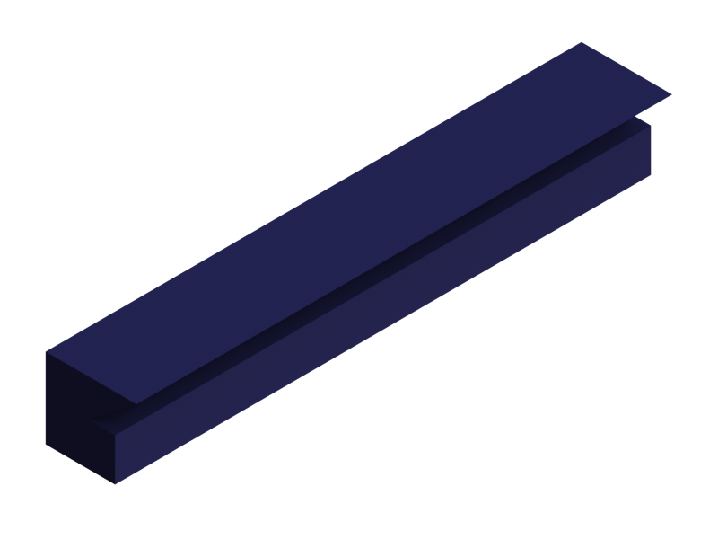 Silicone Profile P330M - type format Lipped - irregular shape