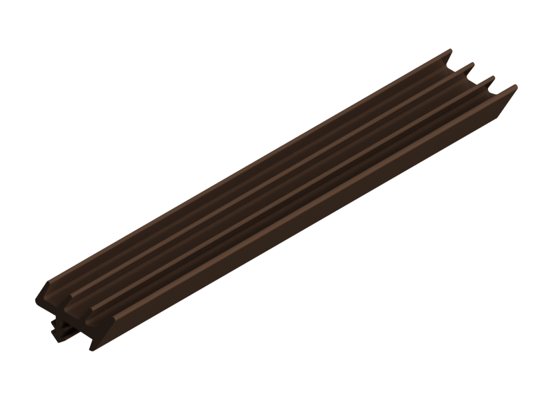 Silicone Profile P35M - type format T - irregular shape