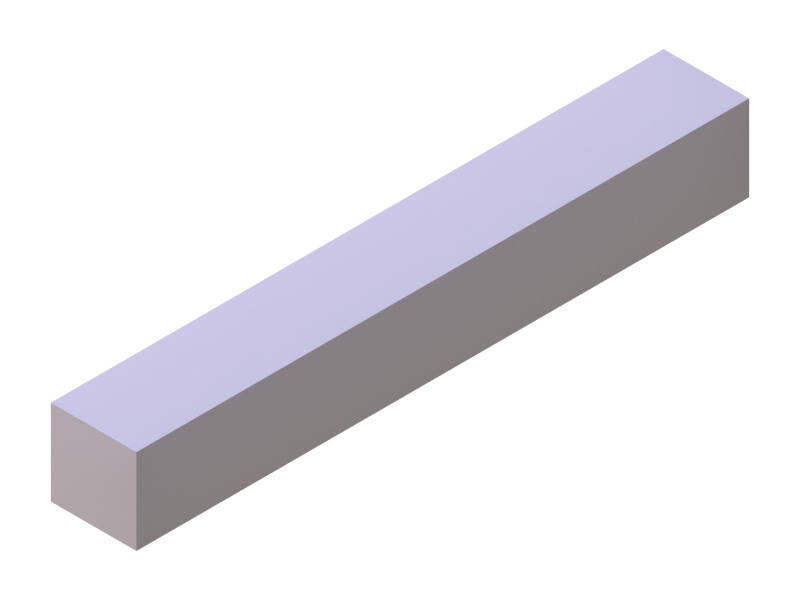 Silicone Profile P401414 - type format Square - regular shape