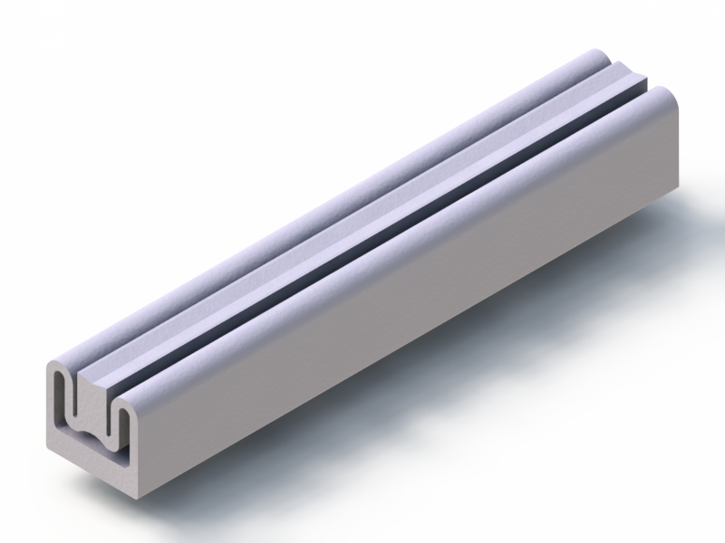 Silicone Profile P40965FS - type format D - irregular shape