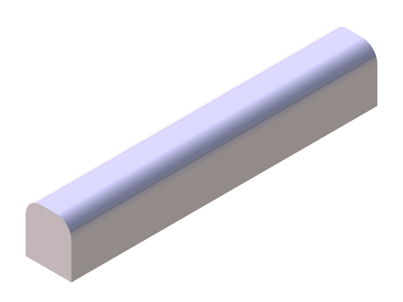 Silicone Profile P41G - type format D - irregular shape