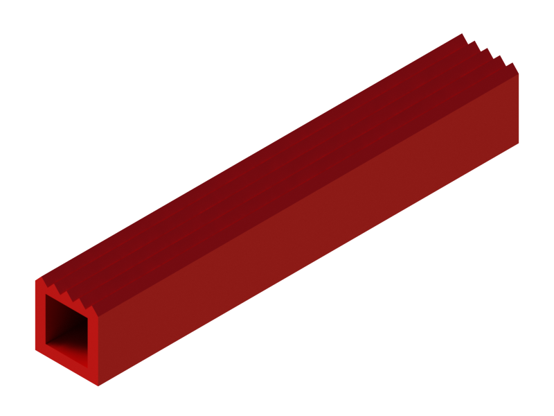 Silicone Profile P437B - type format D - irregular shape