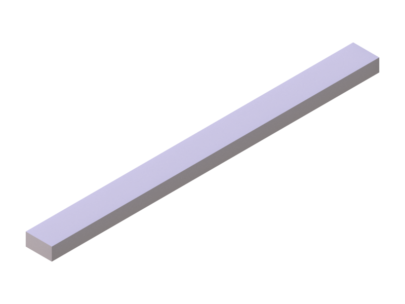 Silicone Profile P500804 - type format Rectangle - regular shape