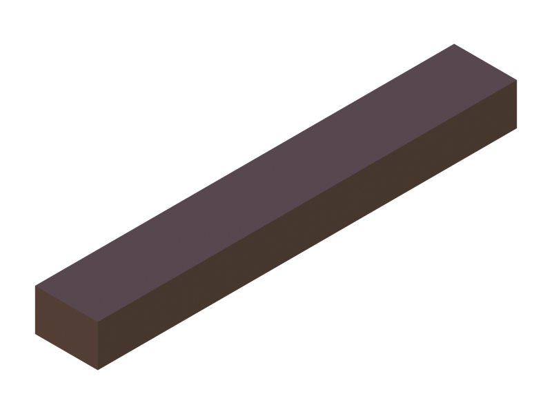 Silicone Profile P501510 - type format Rectangle - regular shape