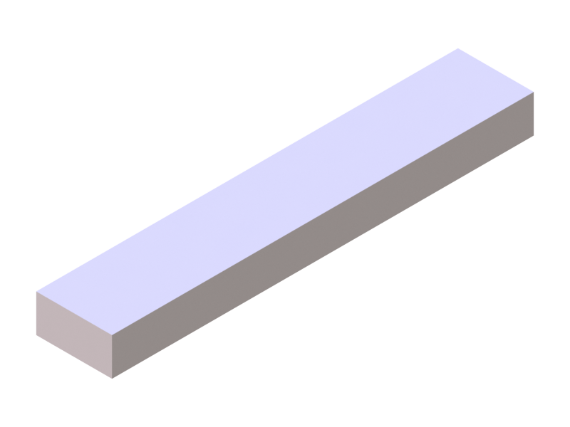 Silicone Profile P501809 - type format Rectangle - regular shape