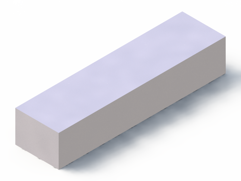 Silicone Profile P600260190 - type format Rectangle - regular shape