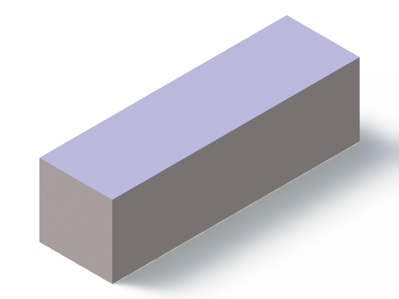 Silicone Profile P600295295 - type format Square - regular shape