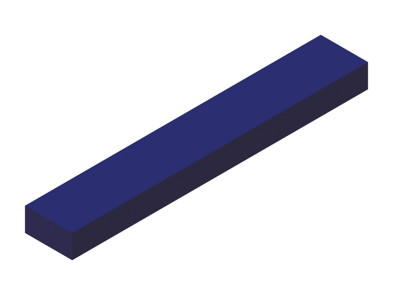 Silicone Profile P601608 - type format Rectangle - regular shape