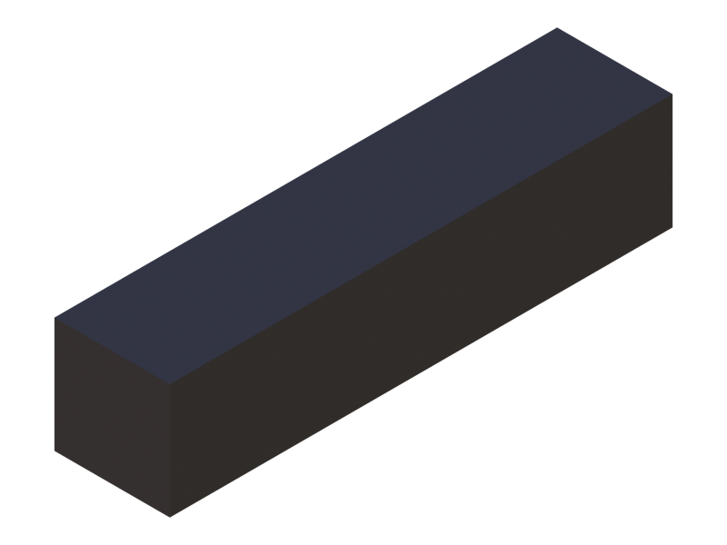Silicone Profile P602323 - type format Square - regular shape