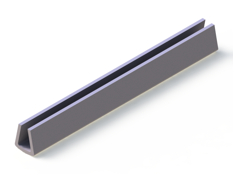 Silicone Profile P638B - type format U - irregular shape