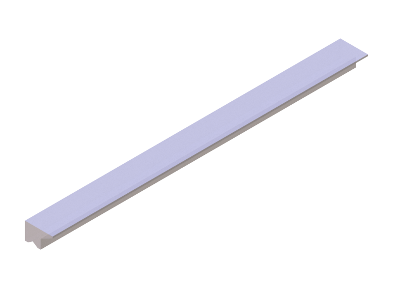 Silicone Profile P642B - type format Lipped - irregular shape