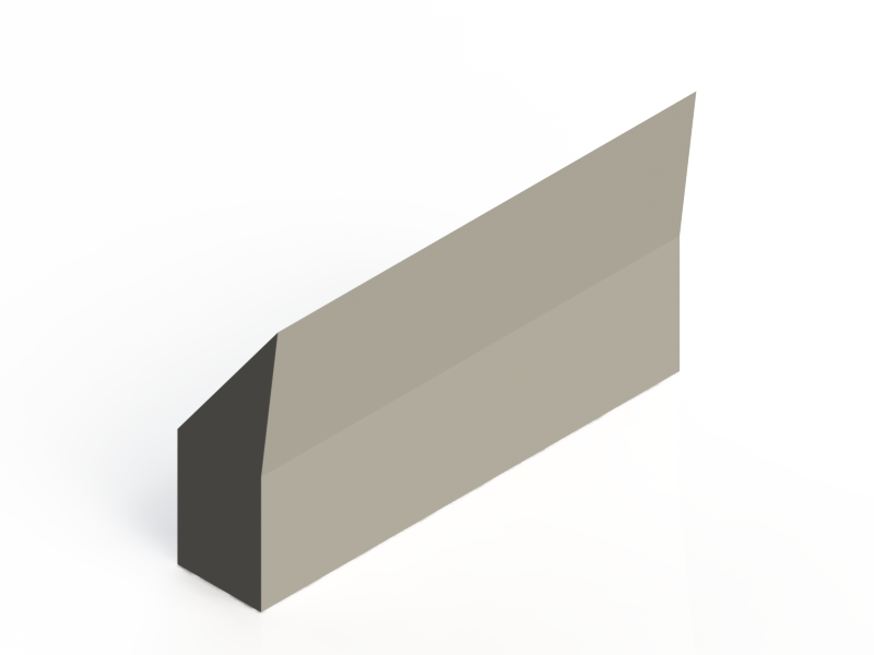 Silicone Profile P700E - type format Lipped - irregular shape