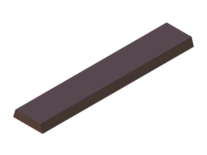 Silicone Profile P711A - type format Trapezium - irregular shape