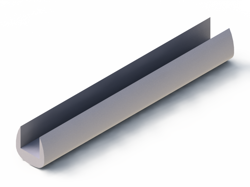 Silicone Profile P91924L - type format U - irregular shape