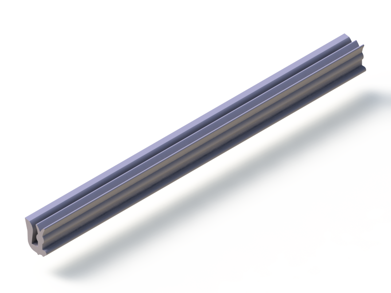 Silicone Profile P91946E - type format U - irregular shape