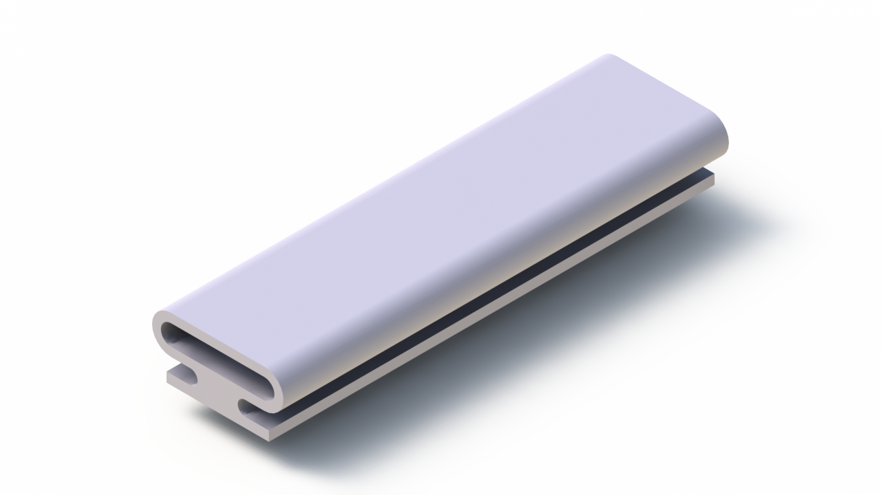 Silicone Profile P92006DR - type format D - irregular shape