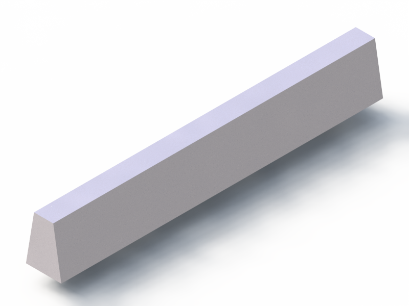 Silicone Profile P92218B - type format Trapezium - irregular shape