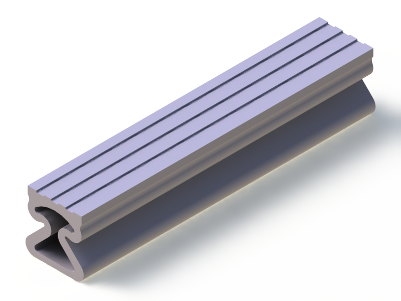 Silicone Profile P92979A - type format Trapezium - irregular shape