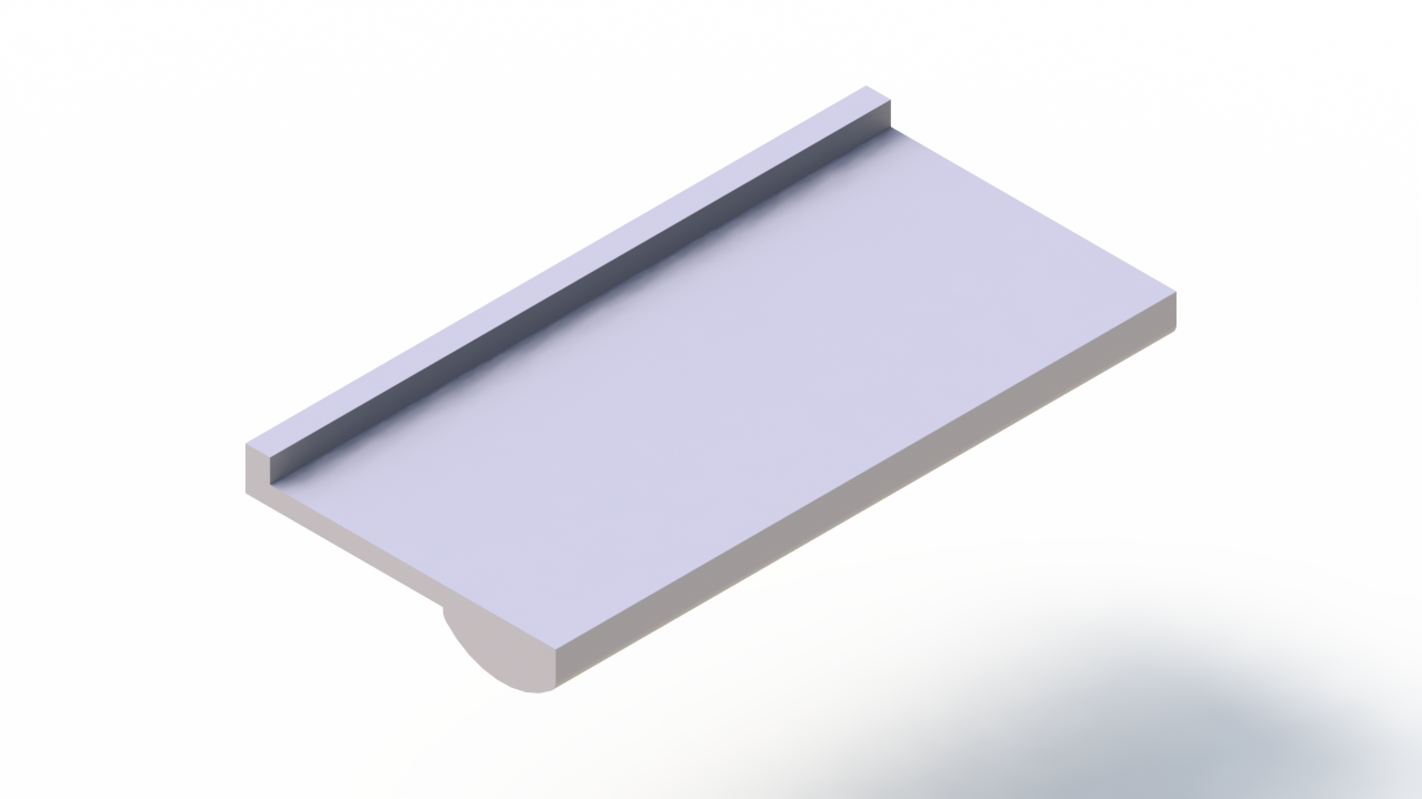 Silicone Profile P93097BD - type format solid b/p shape - irregular shape