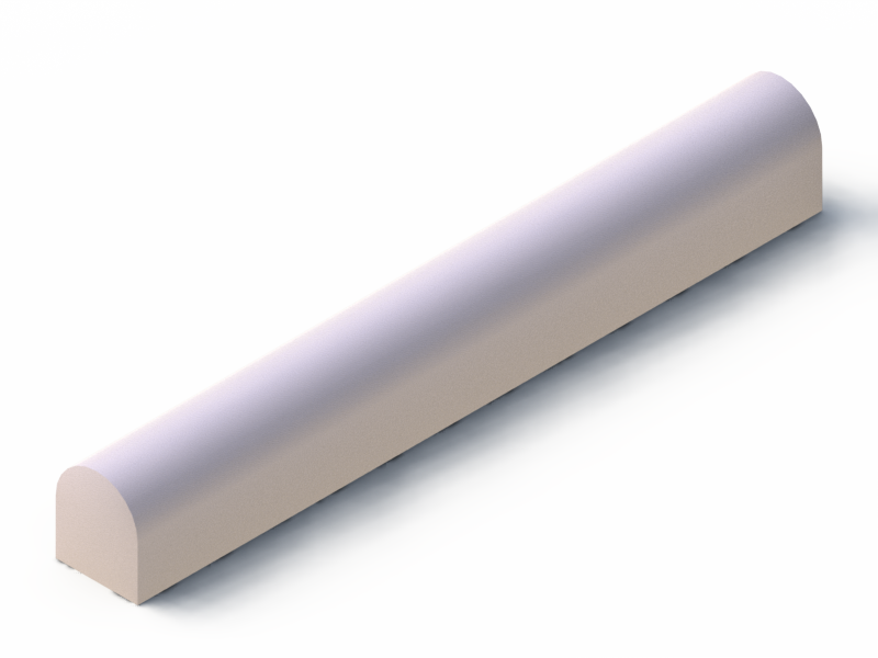 Silicone Profile P93122A - type format D - irregular shape