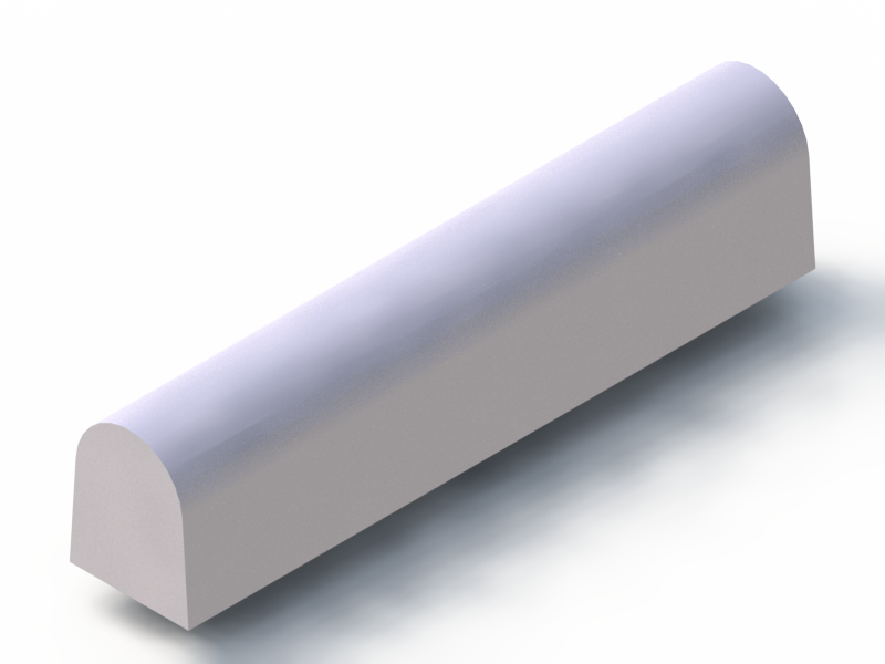 Silicone Profile P93149A - type format D - irregular shape