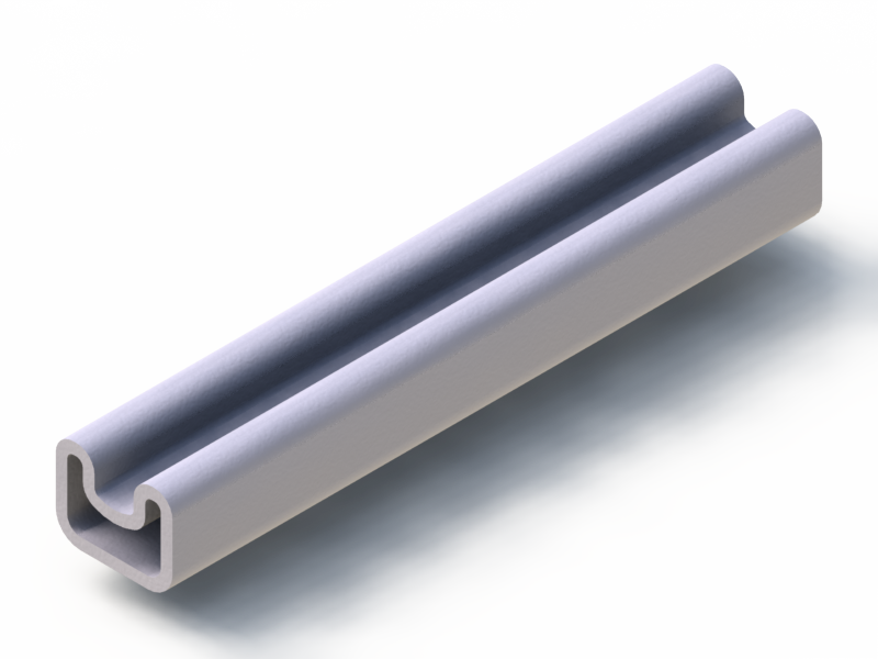 Silicone Profile P93149AZ - type format D - irregular shape