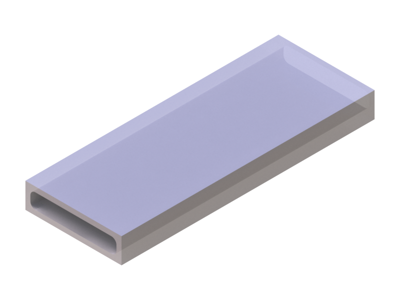 Silicone Profile P932A - type format Rectangle - regular shape