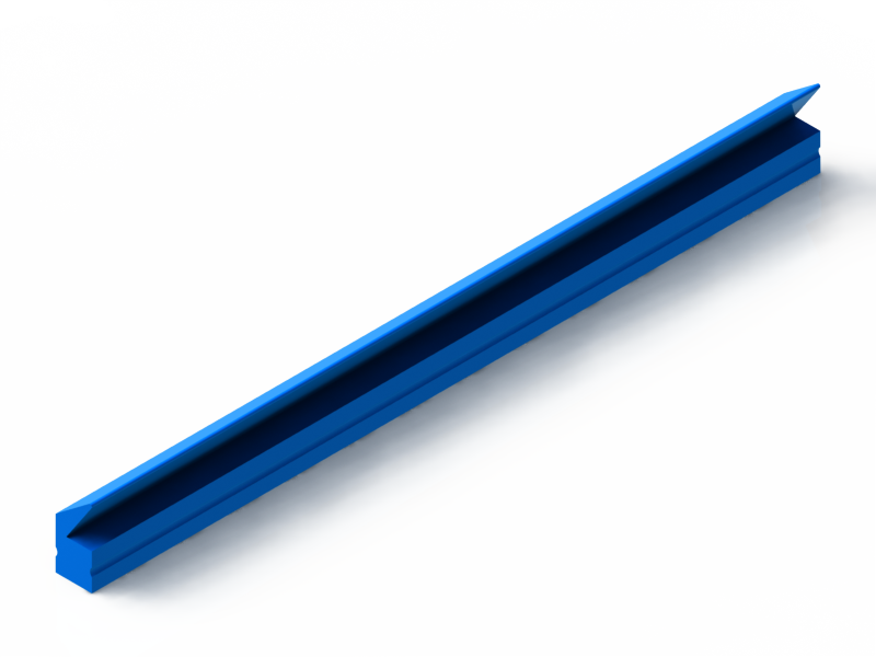 Silicone Profile P93991C - type format Lipped - irregular shape