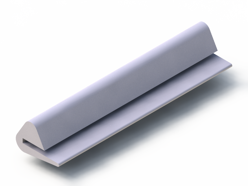 Silicone Profile P93991J - type format U - irregular shape