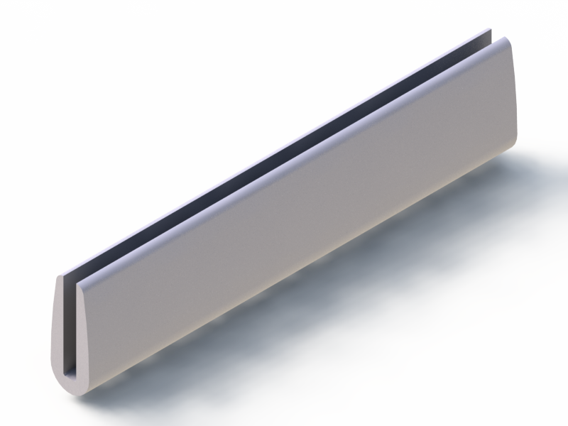 Silicone Profile P94123O - type format U - irregular shape