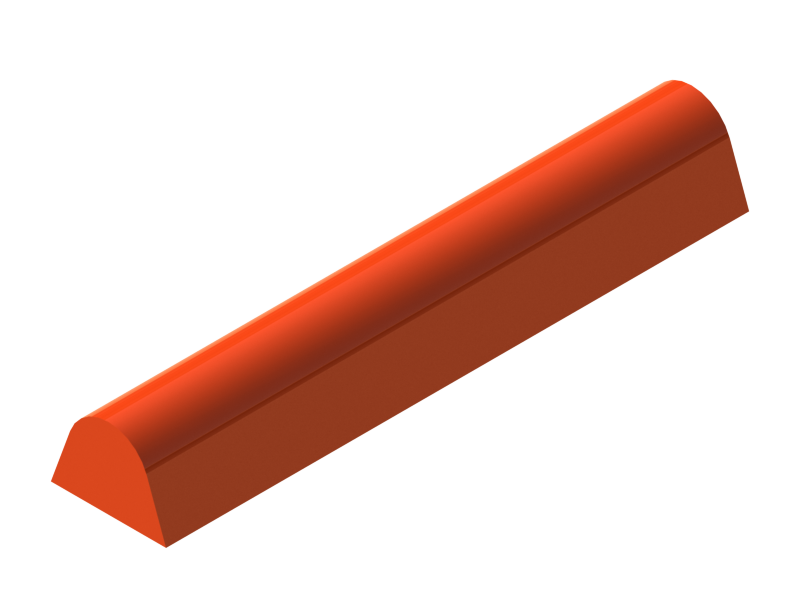 Silicone Profile P945B - type format D - irregular shape