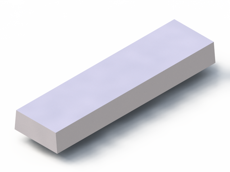 Silicone Profile P945EM - type format Trapezium - irregular shape