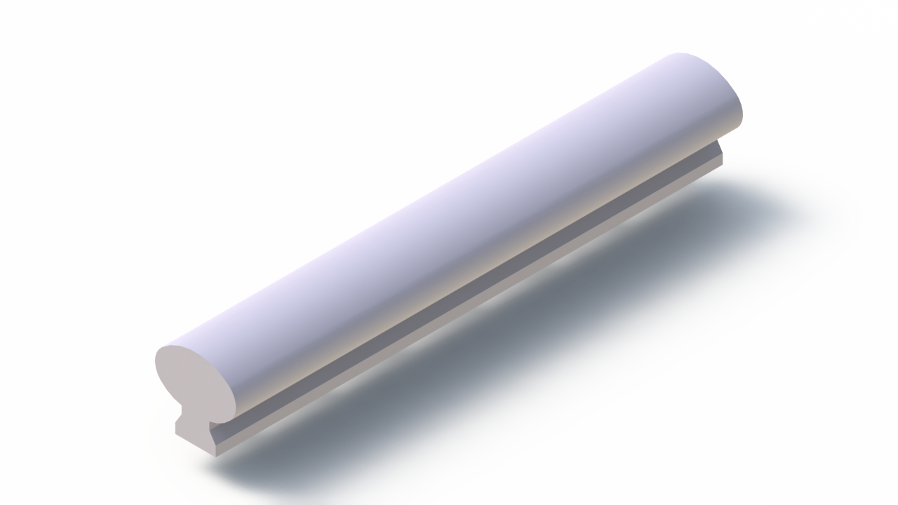 Silicone Profile P94683HF - type format D - irregular shape