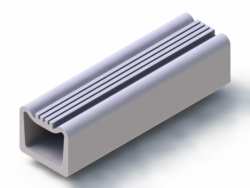 Silicone Profile P95240AC - type format D - irregular shape