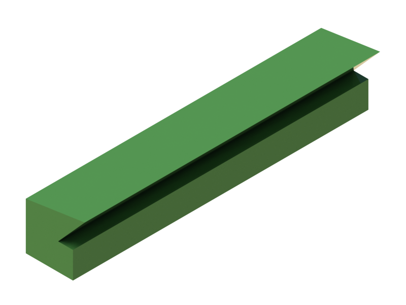 Silicone Profile P954A - type format Lipped - irregular shape