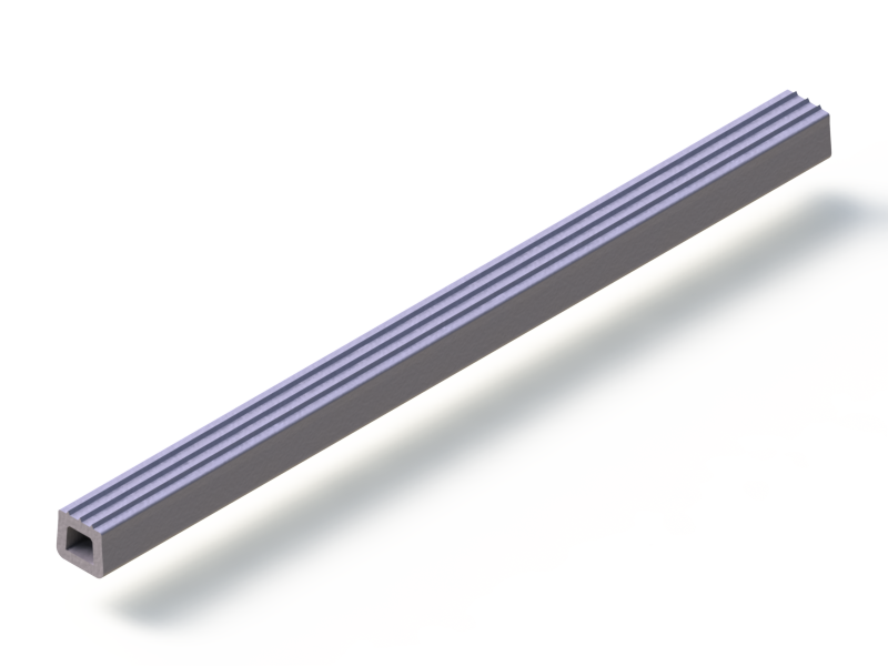 Silicone Profile P95621 - type format Trapezium - irregular shape