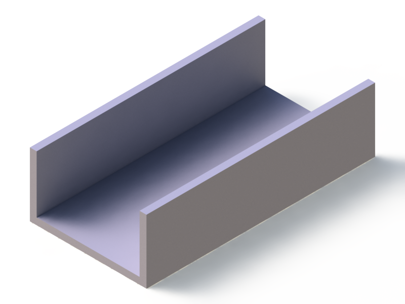 Silicone Profile P95880 - type format U - irregular shape