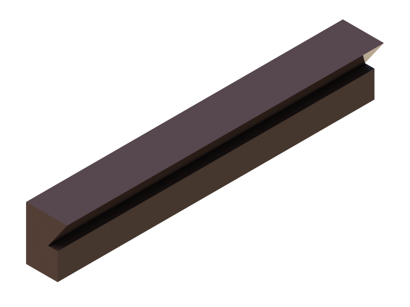 Silicone Profile P965F - type format Lipped - irregular shape